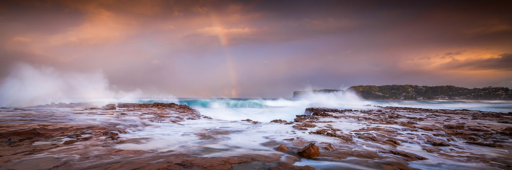 Rainbow Storm, North Avoca