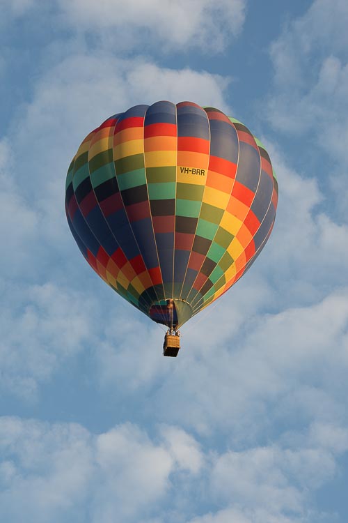 Multi-coloured Hot Air Balloon