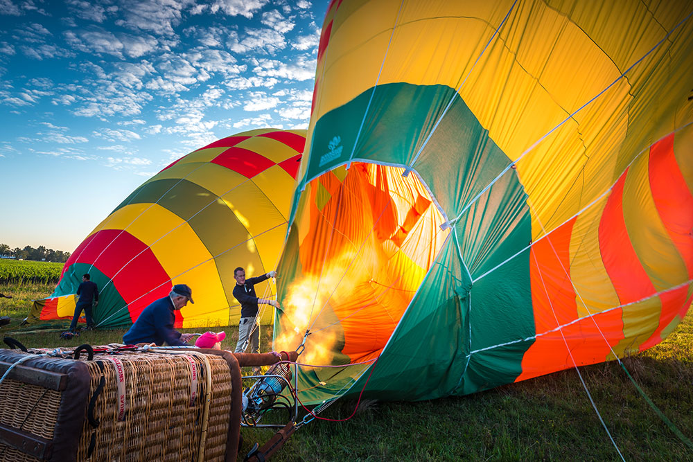 Hot Air Balloon Setup