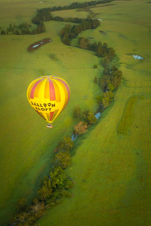 Ballooning over The Hunter Valley