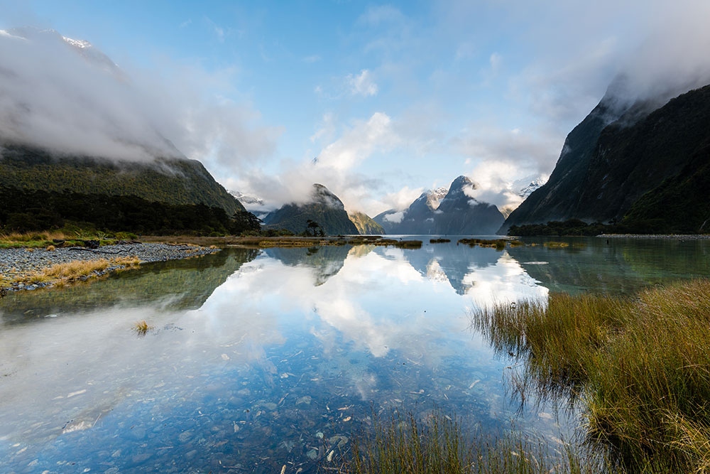 Reflections of Milford Sound (69399), photo, photograph, image | R a ...