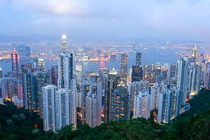 Picture of Hong Kong Harbour, Hong Kong Island, Hong Kong, China