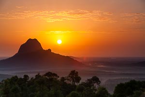 View Glass House Mountains National Park