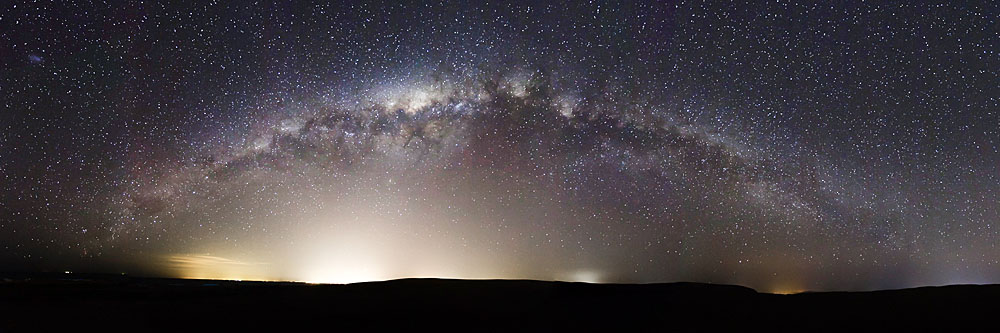 Milky Way over Stockton Sands Image of the Milky Way at Stockton Sands