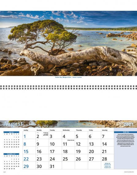 Visions of Australia calender